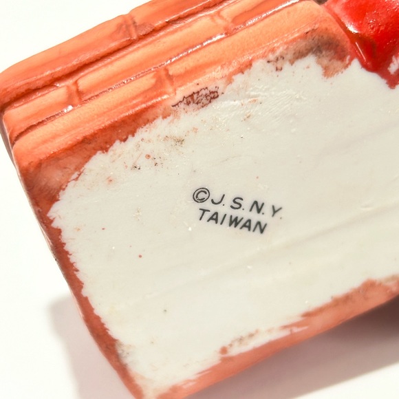 ✨Sold✨Vintage Holiday Friends Bisque Porcelain Candle Holders Set Of Two - Picture 11 of 16